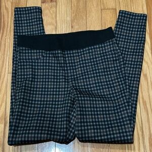 No Boundaries Black and Gray Plaid Pants Jr Medium 7-9